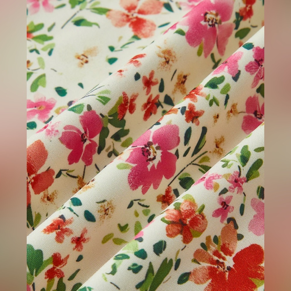 Floral Print Trim Cami Midi Dress Commense Size XS NWT CC14 - Picture 8 of 10